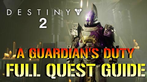 Destiny 2: Season Of Dawn | A GUARDIAN'S DUTY! | Full Que...