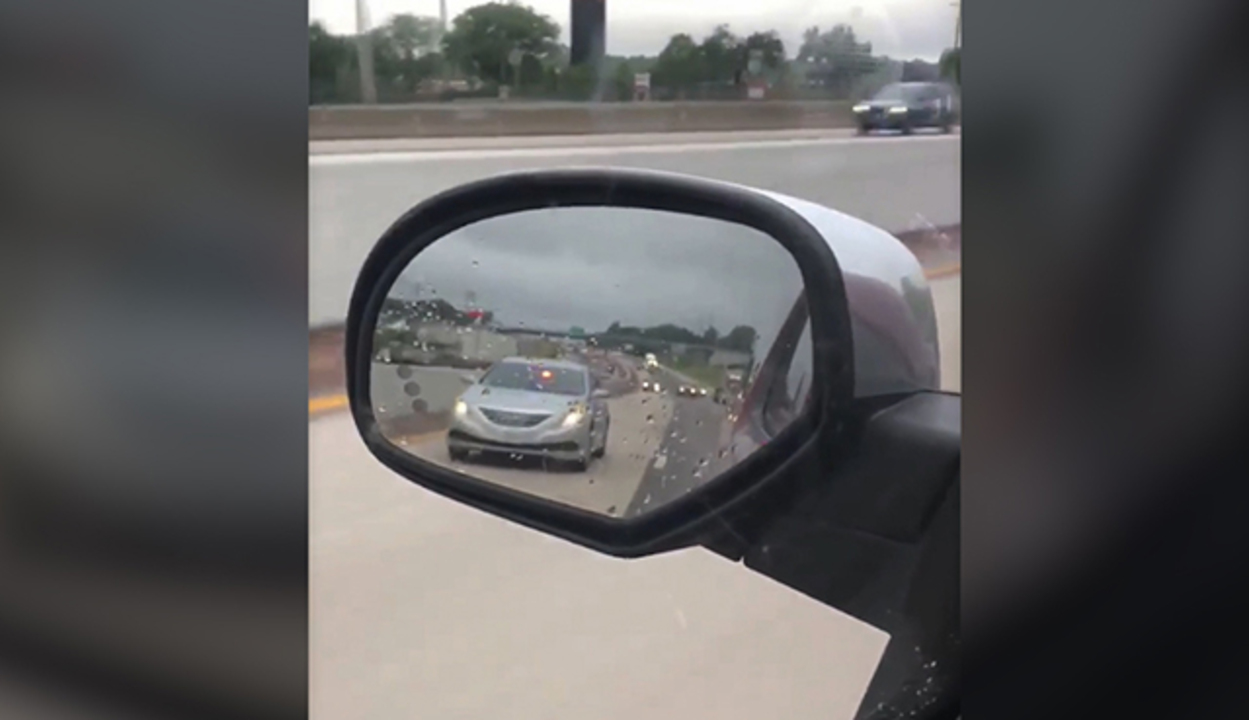 Man driving with lights and sirens is not a cop. And that’s illegal