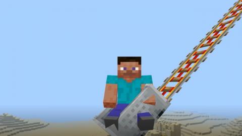 SCARY Roller Coaster! | Minecraft