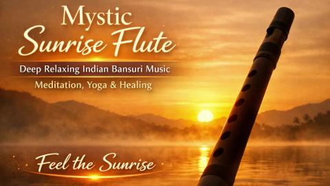 Mystic Sunrise Flute Deep Relaxing Indian Bansuri Instrum...
