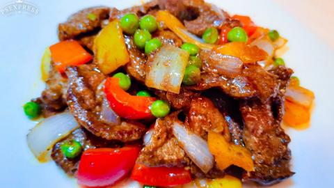 The Most Delicious Pepper Beef_Steak Stir Fry.