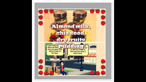 Almond Milk , Chia Seeds, Dry Fruits Pudding - For all my...