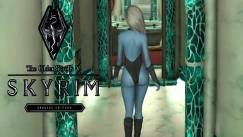 Skyrim SE - Sexy Chair Dance - Ravenous Luxurious Seducti...