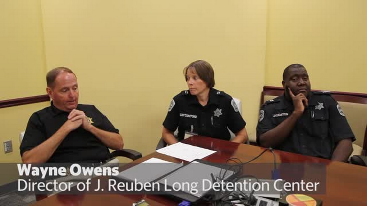 Officials discuss former inmate at J. Rueben Long Detention Center