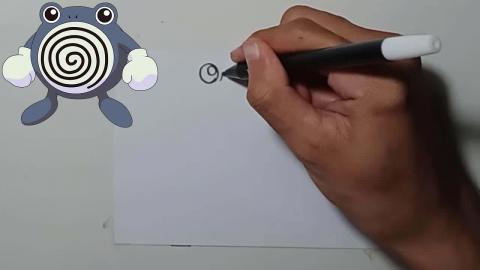 Draw Pokemon POLIWHIRL #Shorts