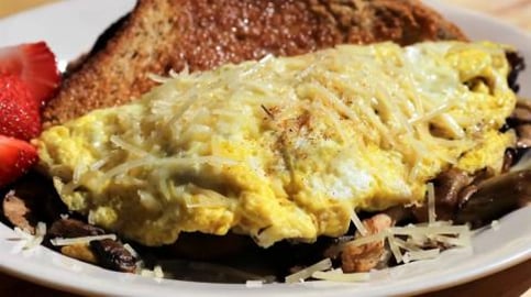 How to Make a Mushroom and Cheese Omelet |  It's Only Foo...