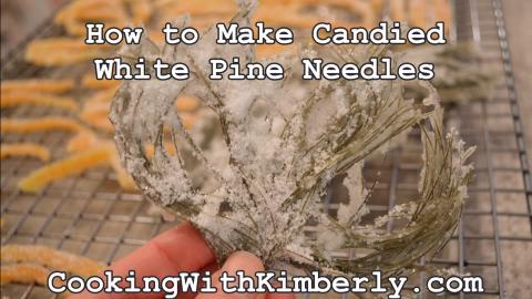 How to Make Candied White Pine Needles: Made in Niagara w...