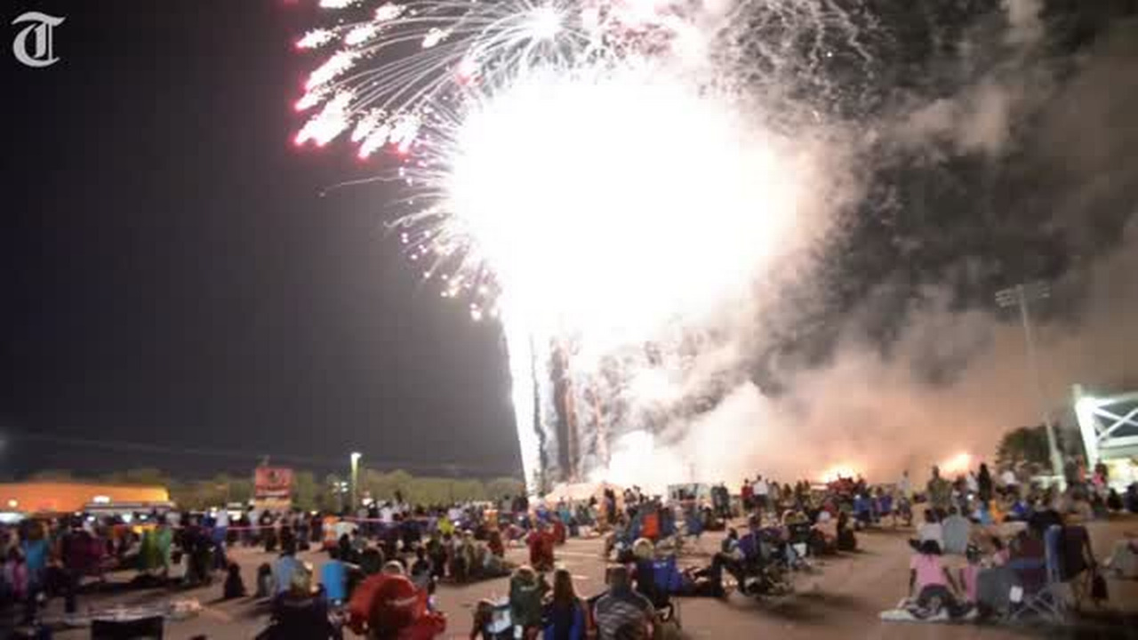 Warner Robins Independence Day Celebration fireworks finale Macon