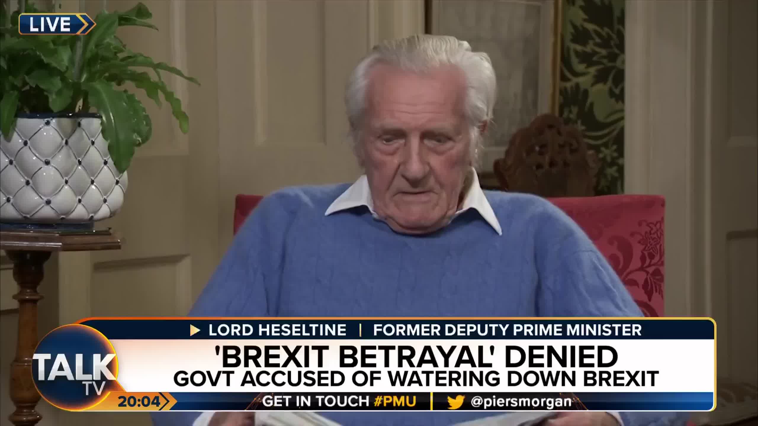 Lord Michael Heseltine Schools Brexiteers On TalkTV HuffPost UK Politics   1 Th 