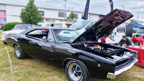 Dodge Charger seen at Doncaster Classic Car & Bike Show, ...