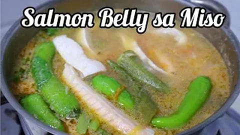 TBPH167 _ Salmon Belly sa Miso _ Sinigang sa Miso