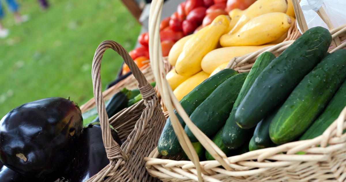 Fresh Organic Farmers Market Vegetables