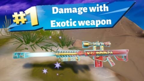Damage opponents with an Exotic Weapon
