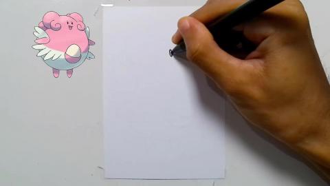 Drawing Pokemon Blissey shorts