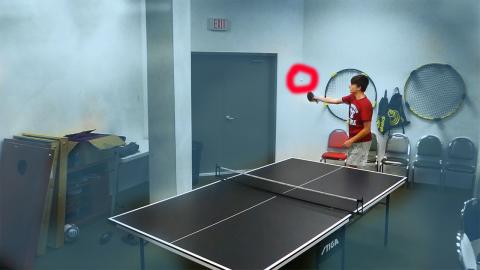 Playing Ping Pong W/ My Friend!