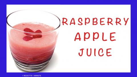 Raspberry Apple Juice / Healthy Recipe