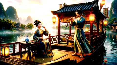 Chinese music flute, Relaxing With bamboo flute - Music F...