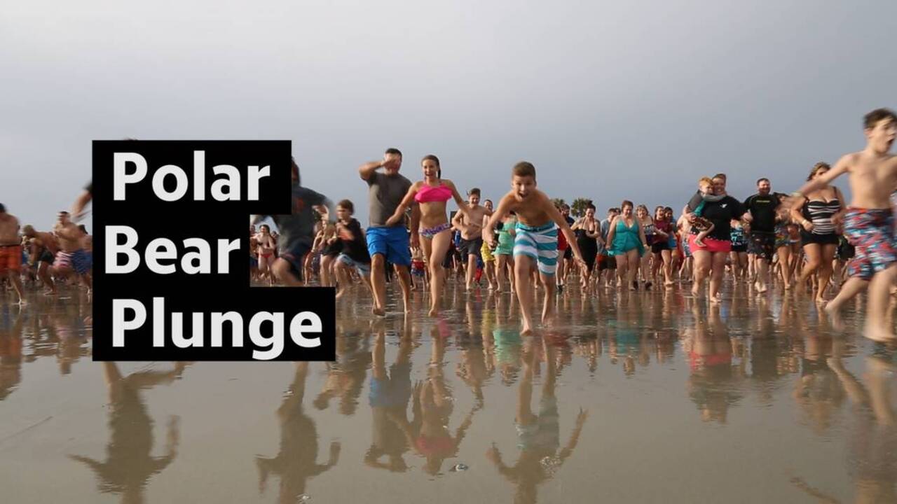 Hundreds charge into the Atlantic at annual Polar Bear Plunge Myrtle