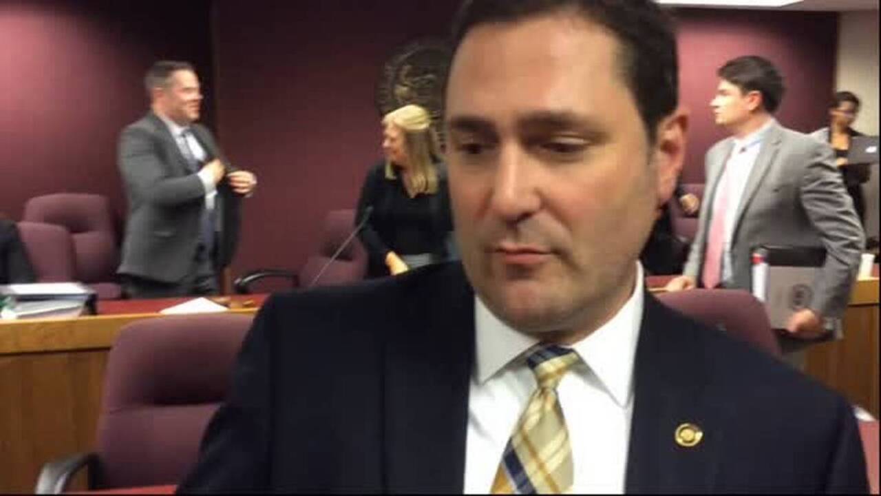 Rep. Mike Colona reacts to the SJR39 vote | Kansas City Star