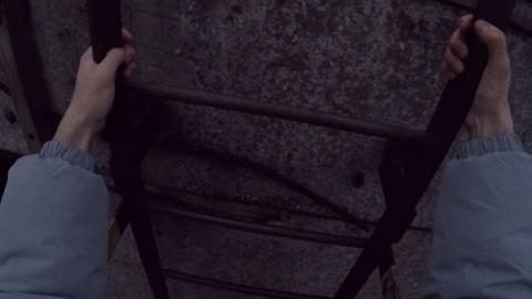 POV ABANDONED ROOFTOP CLIMB...