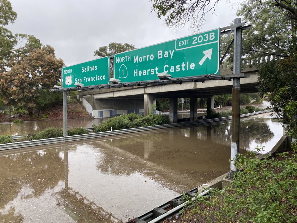 Video 101 in San Luis Obispo closed due to massive flooding San Luis Obispo Tribune