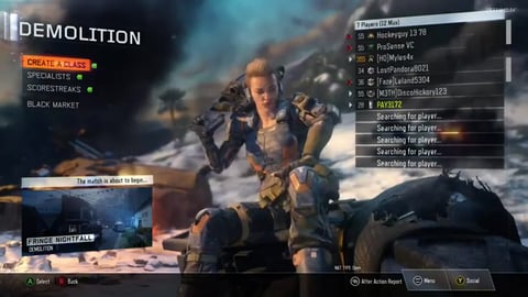 COD Demolition Fringe Night Fall