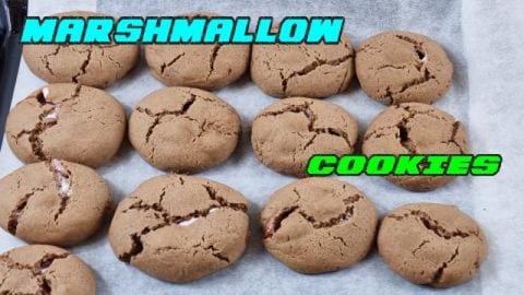 Marshmallow cookies How To make them easily yummy - Tasty...