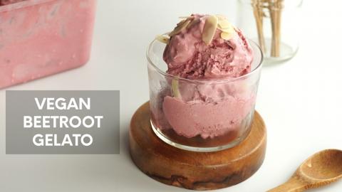 Vegan Beetroot Gelato