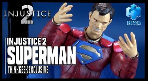 Hiya Toys Injustice 2 Superman ThinkGeek Exclusive Varian...