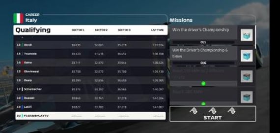 f1 mobile racing career mode-Mercedes-Monza
