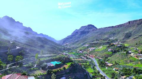 Majestic Drone Views of Gran Canaria's Mountains  Relaxin...