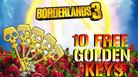 Borderlands 3: 10 FREE GOLDEN KEYS! Code In Description