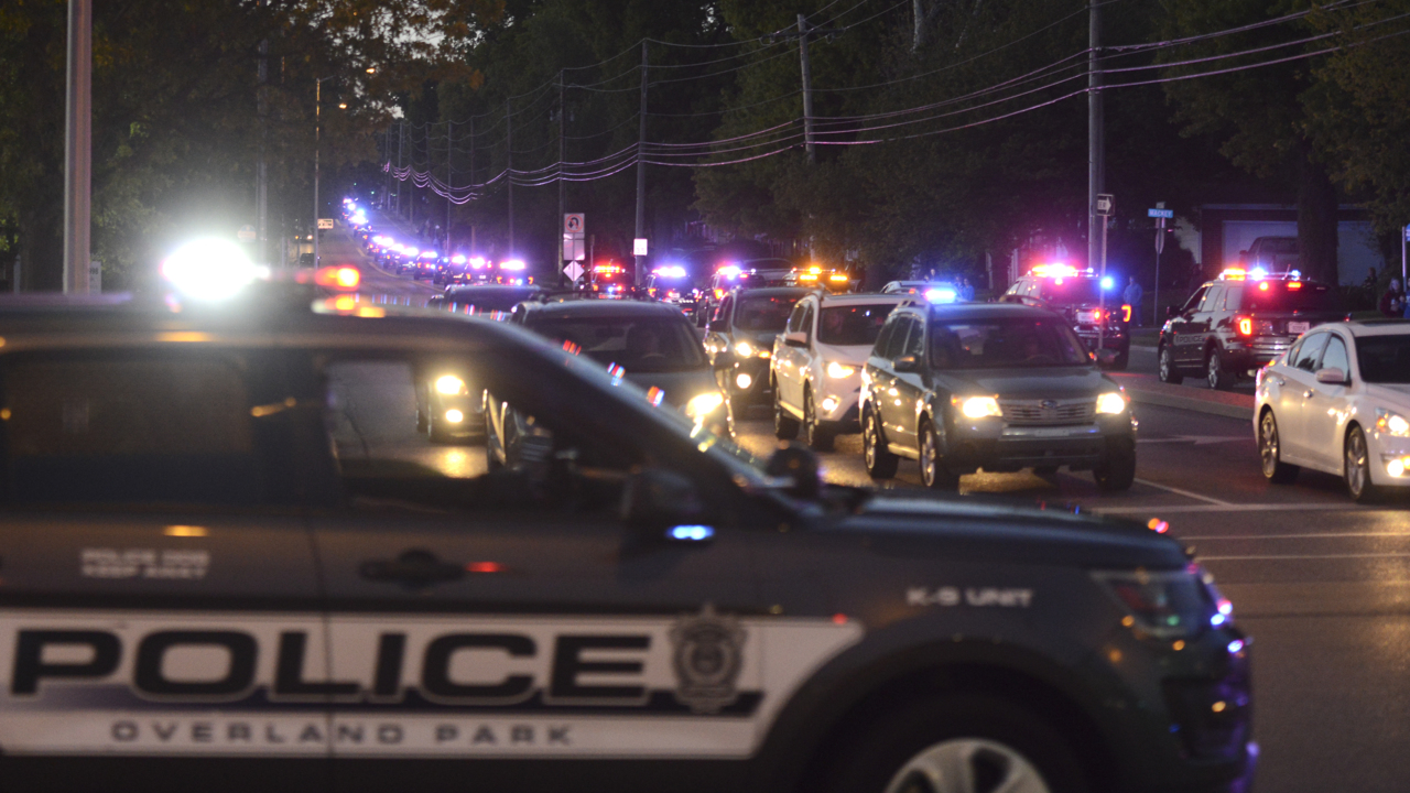 Kansas Cityarea police honor Overland Park Officer Mike Mosher Kansas City Star