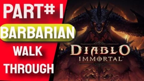 Diablo Immortal // Barbarian Playthrough Part 1