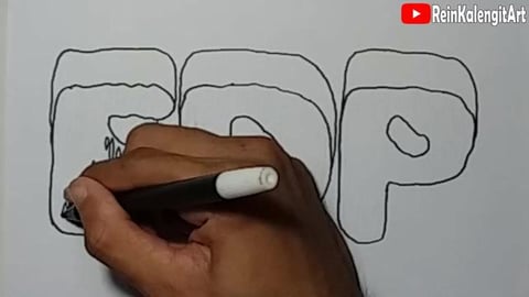 Drawing Grafity text FDP color