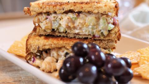 Chickpea Salad Sandwich | It's Only Food with Chef John P...
