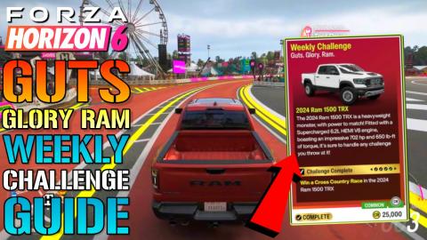 Forza Horizon 6_ _Guts Glory Ram_ EASY Weekly Challenge G...