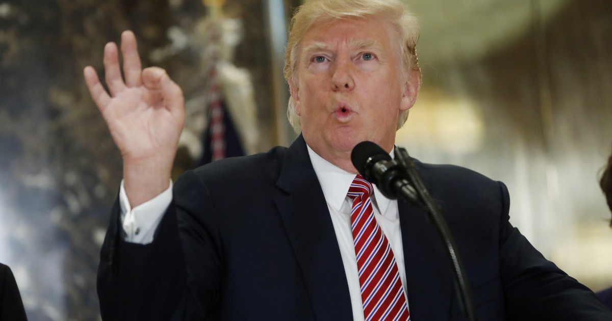 President Donald Trump speaks to the media in the lobby of Trump Tower in New York, Tuesday, Aug. 15, 2017. (AP Photo/Pablo Martinez Monsivais)