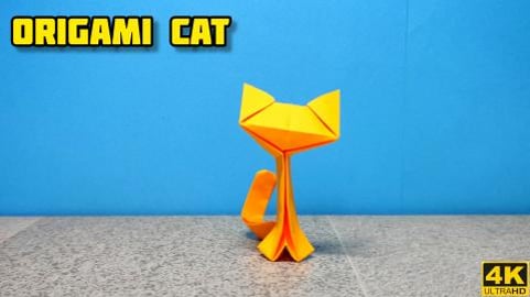 How to Make Origami Cat | Origami Cute Cat | Origami Tuto...