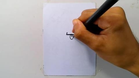 Drawing little shrek kid zombie cartoon graffiti