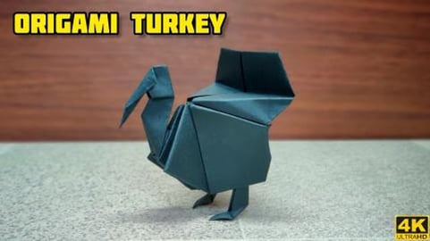 Origami Turkey | Origami tutorial | Paper craft