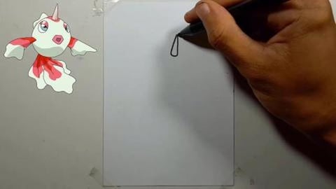 Drawing Pokemon GOLDEEN shorts