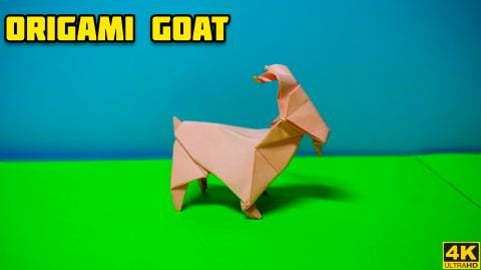 How to make an Origami Goat | Origami tutorial | Paper cr...