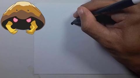 Drawing Pokemon KABUTO shorts