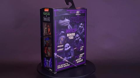 NECA TMNT Universal Monsters Donatello as the Invisible M...