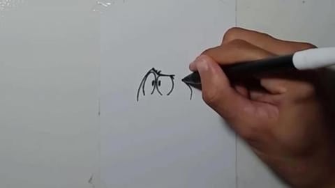 DRAW CARTOON MEXICO CHILL #SHORTS