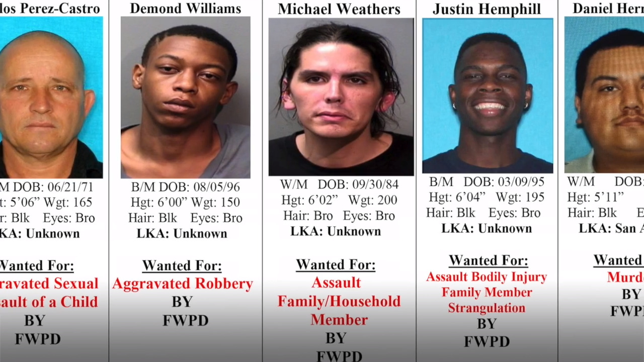Video Tarrant County's 10 Most Wanted Criminals, August 8 Fresno Bee