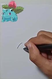 Drawing Pokemon IVYSAUR