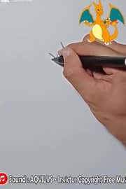 Drawing Pokemon Charizard Shorts