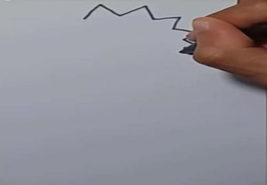 DRAW NARUTO MODE CHIBI #SHORTS